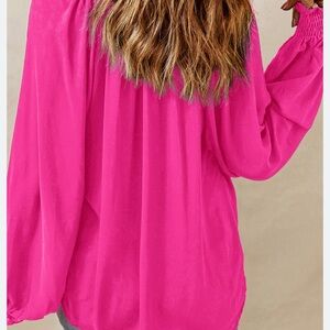 Monoreno Vibrant‎ Pink Blouse